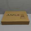 Juvale Bamboo Silverware Organizer for Drawer, Kitchen, 6 Slot Utensil Tray (Black, 17 x 11.75 x 1.75 In)