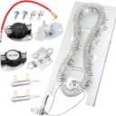 Dryer Heating Element Kit Fit for Whirlpool WED5620HW0 WED5620HW1 WED5620HW2 WED5800BW0 WED5800BC0 WED6120HW1 WED6120HC1 WED5700AC1 WED5700XW0 WED5810BW0