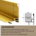 Floating Frame for 40x40 Canvas Paintings Prints, 1.5 Deep DIY Metal Floater Frame for Portrait Landscape Oil Paintings Art Show Gallery Wall Home Office Living Room Decor (Gold)