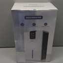 Dehumidifier, Dehumidifiers for Home,98 OZ Water Tank, (1000 sq.ft) Quiet Dehumidifier for Basement Bathroom Bedroom with Humidity Display, Auto Shut Off, Relaxing 7 Color Ambient Light(Gray) (grey)