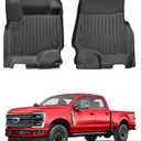 Floor Mats for Ford F-250 F-350 F-450 2017-2026 Fits Carpet Flooring ONLY
