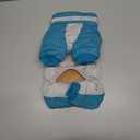 MIGOHI Full Body Dog Coat - Warm Reflective Small Dog Winter Coat with Harness, Turtleneck Fleece Jacket for Dogs,Four-Leg Windproof Puffer Jackets Snowsuit with Zipper for Small Medium Large Dogs,S (Small(Back:11.8"))