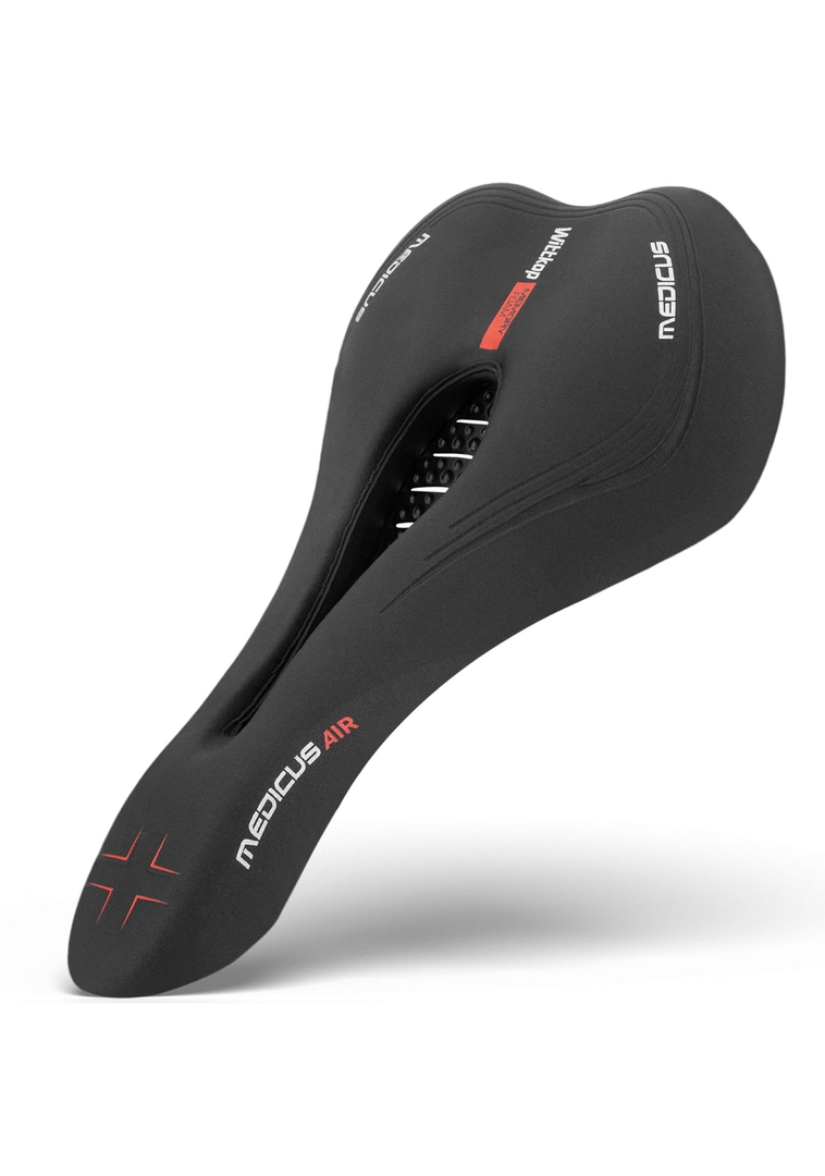 Wittkop Bike Seat I Bicycle Seat for Men and Women, Waterproof Bike Saddle with Innovative 5-Zone-Concept I Exercise Bike Seat for BMX, MTB & Road