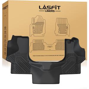 LASFIT Floor Mats for Chevrolet Chevy Express/GMC Savana 1500/2500/3500 2000-2026, All Weather TPE Custom Fit Floor Mats for Cars, Front Row Floor Liners for Express Accessories, 1 PCS