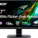 Acer KB272 E0bi 27" IPS Full HD (1920 x 1080) Zero-Frame Gaming Office Monitor AMD FreeSync Technology Up to 100Hz Refresh 1ms (VRB) Low Blue Light Tilt HDMI & VGA Ports