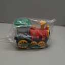 Electric Steam Train Toy for Toddlers 3-5,Bump and Go Truck w/Steam Locomotive,Smoke,Light & Sound, 360 Rotation Christmas Train Truck Toys Birthday Gift for Toddler 1 3 4 5 6 Year Old Boys Girls Kids