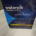 Waterpik Sonic-Fusion 2.0 Professional Flossing Electric Toothbrush with Water Flosser Combo Two In One, For Daily Gum Care and Cleaning Teeth, Braces, Implants, White SF-04CD010-1