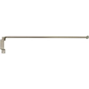 Innovative Brent Swing Arm Window Curtain Rod, Nickel - 1/2" Rod Diameter Fits Windows Size 20" - 36" - Stainless Steel Heavy Duty Drapery Rods for Bedroom, Living Room, Kitchen & Bathroom