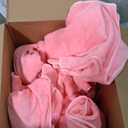 Inflatable Mattresses with Plates and Pink Towels