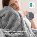 Bedsure GentleSoft Twin Blanket for Bed Silver Grey - Super Soft Cozy Blankets for Kids Girls, Cute Fuzzy Fleece Throws for Bedroom Couch, 60x80 Inches