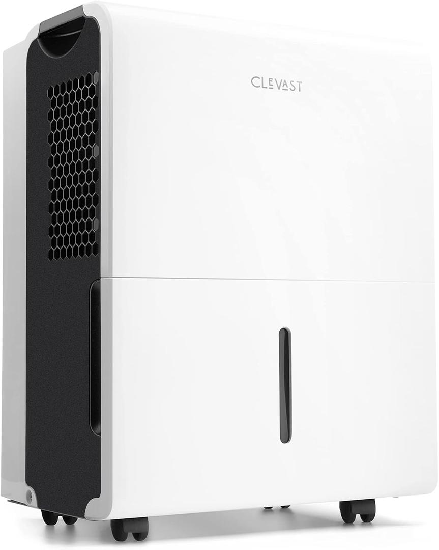 CLEVAST 1,500 Sq. Ft Energy Star 22 Pints Dehumidifier with Reusable Air Filter for Home, Basement, Living Room, Garage and Closet, 0.8 Gallons Capacity Detachable Water Tank, UL Listed