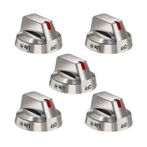 DG64-00473A Burner Control Dial Knob Range Oven Replacement Compatible with Samsung Gas Stove Knob NX58H5600SS NX58F5700WS NX58H5650WS NX58J7750SS NX58M6850SS （5pcs）.