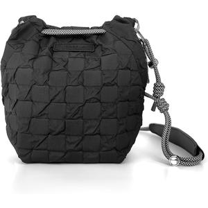 Drawstring Small Camera Bag, Soft Cute Camera Pouch Handbag Compatible with Mirrorless CamerasBlack