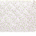 Quilted Makeup Bag Large Travel Zipper Soft Cosmetic Pouch for Women Girls Make Up,Floral Pink (1 PCS Pouch)