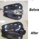 Gloss Black Stretched Panel Dash Oil Fuel Console with Gas Tank Cap Cover For Harley Touring FLHT FLHX 1986-2007