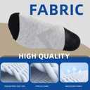 Men'S Sports Socks Size 8-11, Ankle Support, Ankle Protection, Seamless Cushioning Design, Moisture Wicking (XS)