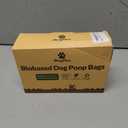 MossyPaws Biobased Dog Poop Bags 360 Count (24 Rolls) Plant-Based, Leak-Proof, Durable Eco-Friendly Pet Waste Bags with Recyclable Packaging 9x13 Inch Fits All Dispensers