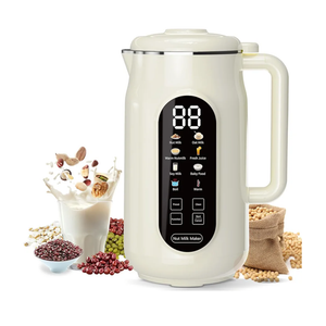 10 in 1 Nut Milk Maker Machine, 42oz IMD Screen Almond Milk Maker, Soy Milk Maker with Self-Cleaning, Delay Start, Keep Warm, Boil Water, Automatic Plant-Based Milk Blender for Soybean, Oat, Coconut