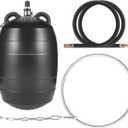 Inflatable Pipe Test Plug, with 19.7 or 39.37 Inch Quick-Install Extension Hose and Anti-Fall Iron Ring, Rubber Plumbing Balloon, 2 Inch, 3 Inch, 4 Inch and 6 Inch (4 Inch)