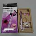 Panasonic Women’s Facial Hair Remover and Eyebrow Trimmer with Pivoting Head, Includes 2 Gentle Blades for Brow and Face and 2 Eyebrow Trim Attachments, Battery-Operated – ES2113PC