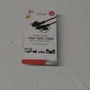 GE Digital Toslink Cable, Fiber Optic, 6 Foot Cable, Male to Male, PVC Jacket, 3.5mm Adapter for Portable Digital Equipment, for Home Theater, Sound Bar, TV, PS4, Xbox, PlayStation, 34111, multicolor