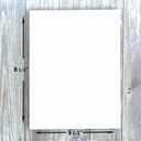 Hamilco White Cardstock Paper for Invitations 5.5" x 8.5", 100 lb Cover, Blank Printable Note, Greeting & Stationery Cards, 100 Pack