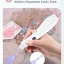 Electric Diamond Painting Pen, Diamond Art Pen Kits for Adults, Vacuum Diamond Painting Pen Kits, Diamond Art Accessories Tools, Diamond Painting Tool Storage Tray (1 Pcs White)