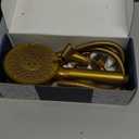 SR SUN RISE Filtered Shower Head with Handheld High Pressure 9 Spray Mode Showerhead Detachable Shower Head Water Softener Filters Beads for Hard Water Remove Chlorine 1 Filter Brushed Gold