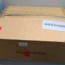 48 Inch Black Wagon Wheel Chandelier with Glass Shade, 16-Lights Black Farmhouse Chandeliers for High Ceilings, Large Round Industrial Pendant Lights for Dining Room Living Room Bedroom Foyer