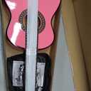 Music Alley MA-34-PNK Acoustic Beginner Guitar Pack, Pink