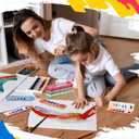 24 Pcs Apple Style Watercolor Painting Set for 8 Washable Colors with Brush Watercolor Painting Set Gift Party Supplies Back to Party Gift Exchange