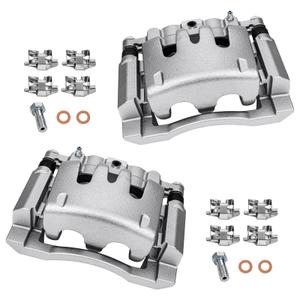 cciyu Rear Left & Right Disc Brake Calipers w/Bracket 18B5077 18B5076
