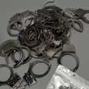 Leitee 20 Pairs Toy Handcuffs Metal Handcuffs with Keys 9 Inch Hand Cuff Fake Police Party Favor Gift Police Costume Prop Accessories Role Play Halloween Party Supplies