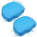 Premium Weighted Hot Tub Booster Seat for Adults (2 Pack), 3D Air Mesh Spa Seat Cushion with Non-Slip Micro Dot Bottom, Quick-Dry Ergonomic Hot Tub Seat Riser for Indoor Outdoor Spa & Jacuzzi