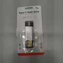 RAOYI 32GB USB C Flash Drive, 2 in 1 USB 3.0 Type C Dual OTG Metal Thumb Drive Jump Drive Memory Stick with Keychain Suitable for USB-C Smartphones, MacBook, Computers and Tablets (Silver)