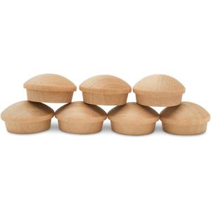 Wood Hole Plugs 1/2 inch, Pack of 100 Maple Button Top Wood Plugs for Screw Holes, by Woodpeckers