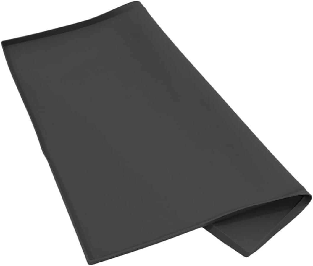 LIFKOME Silicone Drip Pan for Mini Fridge and Washing Machine Mat with Raised Edges Prevents Appliance Leaks for Mini Freezers and Household Use