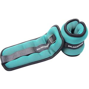 Signature Fitness Fully Adjustable Ankle Wrist Arm Leg Weights, 1.5 lbs each (3-lb pair), Green