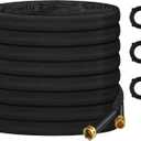 Non-Expanding Garden Hose, Ultra-Light Durable Water Hose with Solid Brass Fittings, Flexible Hose for Lawn, Car Wash, No-Kink and Easy to Storage (100FT)