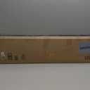 Joydeco 100% Blackout Roller Shades (Pro), Free-Stop Cordless Blinds for Windows, UV Protection, Natural Woven Blinds for Home and Office, Light-Proof Aluminum Cover (34" W x 75" H, White)