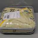 Estmy 5ft Washable Round Nursery Rug, Cute Woodland Kids Play Rug for Girls Boys Neutral Soft Crawling Play Mat for Classroom Children Toddlers Bedroom Stain Resistant, 100 Acre Wood Map Rug