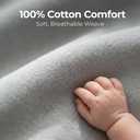 MOZAH Baby Lounger Cover for Newborns - Soft Cotton Slipcover Fitting Most Infant Loungers and Baby Nest Loungers (Pale Mauve - Dusty Pink)