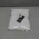 LCNBA Women's Sexy Deep V Neck Going Out Ruched Bodycon Sleeveless Party Club Mini Dress White Medium (White, M)