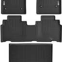 Floor Mats & Cargo Liner for Honda Prologue 2024 2025 2026/ Chevy Chevrolet Blazer EV 2024 2025 2026,1st 2nd Row with Trunk Mat,TPE All Weather Floor Liner Black