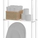 3Tier Clear Over The Toilet Storage,70.8H x 23.62L x 9.84W inch Acrylic Bathroom Organizer Shelves, Clear Morden Rack, Space Saver for Bathroom Laundry Room Waterproof No Drilling Modern, 71 inches x 23.6 inches x 10 inches