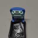 Puroma Key Lock Box, Portable Combination Lockbox Wall-Mounted Key Storage Box for House Keys, Resettable Code Safe Security Lock Box for Home, Office, Apartment Spare Key Storage (1 Pack, Blue)