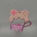 Cool Remote Game Control Teething Toy for Babies 0-6 6-12 Months,Game Controller Teether for Gamer Parents,Baby's First Valentines Day Gifts,Silicone Remote Chew ToysPink