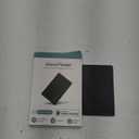 Wallet Tracker Card Air-Tag (iOS Only) - Work with Apple Find My, Bluetooth Tracker Smart Tracking Card Wallet Finder, 0.07in Slim, IP68 Waterproof, Item Locator for Luggage Tags, Passports, Purse (1 pack, Dark Black)