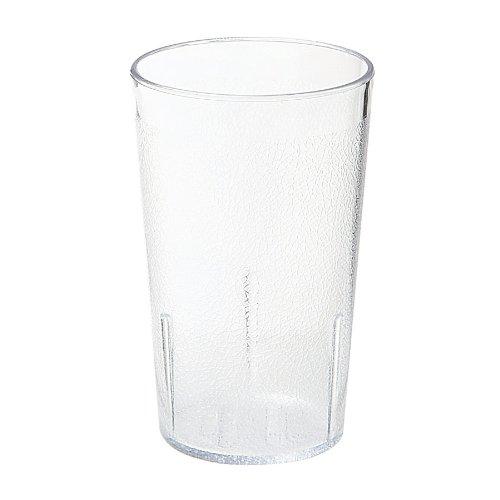 GET Unbreakable Stackable Restaurant Plastic Tumbler/Cup (Set of 12) 8 Ounce Clear | For Restaurants and Home, Dishwasher Safe, BPA Free
