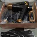 6 in 1 Hair Dryer Brush, Upgrade Detachable Blow Dryer Brush Air Styler Wrap Air Curler, Curly Twist Hot Curling Iron, Negative Ion Blow Dryer Hot Styler, Travel Hair Styling Tool (Black Gold)